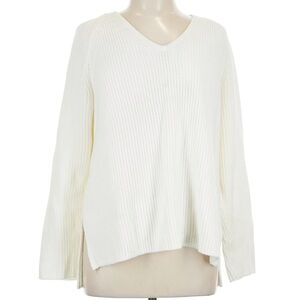 J. Crew Factory Cream V-Neck Sweater